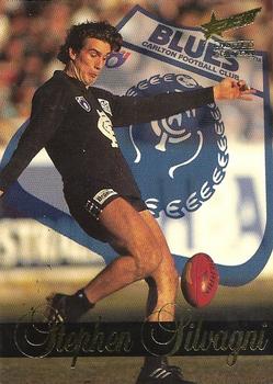 1995 Select AFL Sensation #20 Stephen Silvagni Front